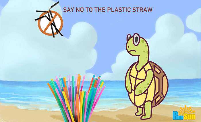 NO plastic straw